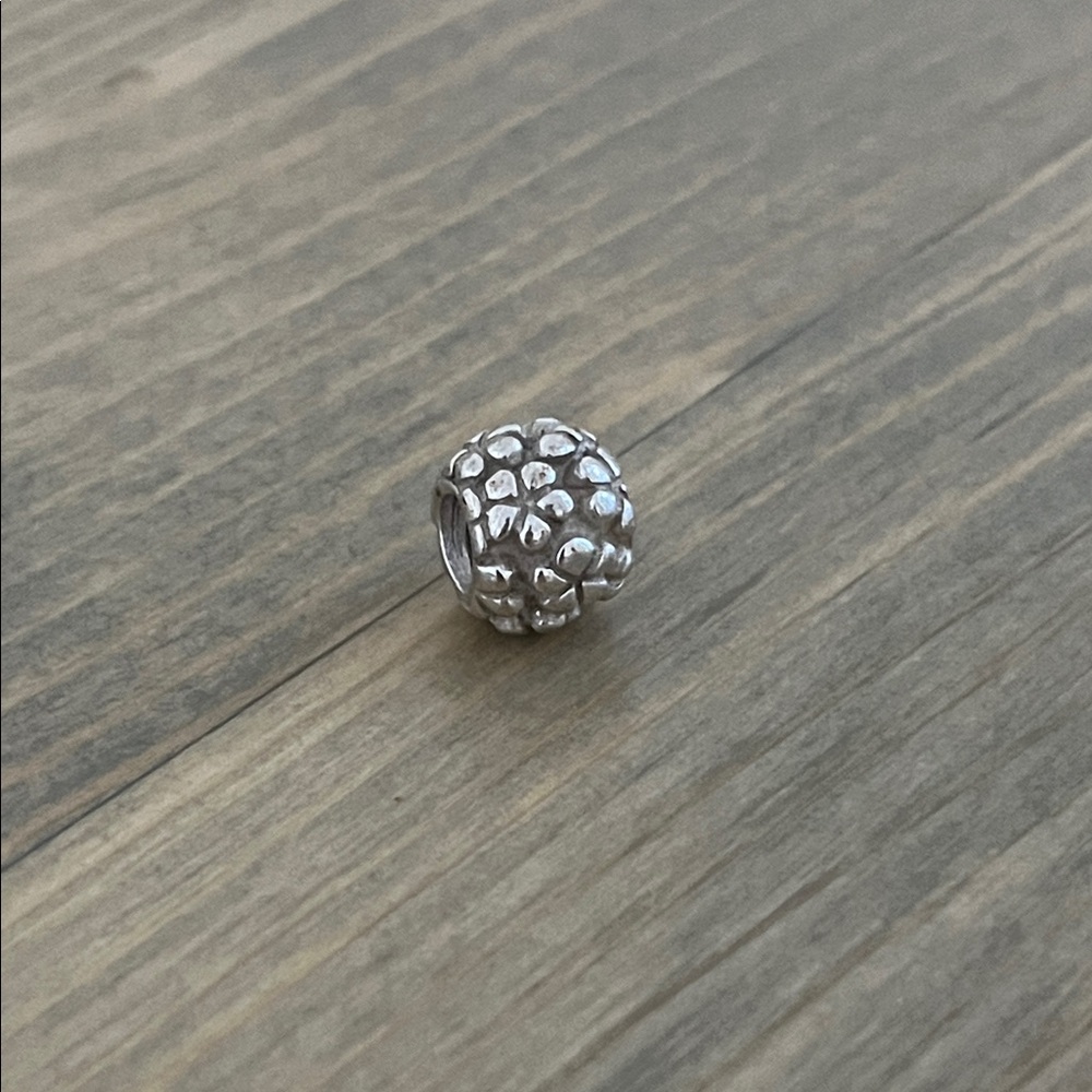 Retired Pandora Sterling Silver Flower Power Charm